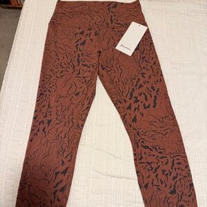 Lululemon Align HR Pant 25inch *Jacquard Print, NWT, Size 8